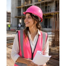 Essafe GE 1537 Kadınlara Özel Pembe Koruyucu Pembe Baret