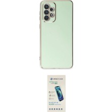 Marsilyan™- Galaxy A73 5g Kılıf Yankı Serisi - Şeffaf Pasifik Cam Ekran Koruyucu