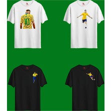 Rabona Fashion Brezilya Futbol Efsaneleri 4'lü Tişört Seti