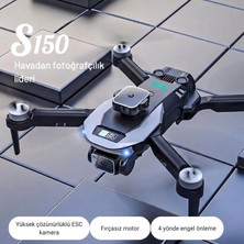 Piha S150 Drone Fırçasız Motor 2batarya ile 30DAKIKA Uçuş Süresi 1080P Hd Hareketli Kamera Engelden Kaçınma Modu