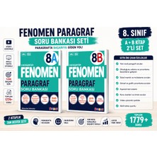 Fenomen 8. Sınıf Paragraf Soru Bankası Seti (A + B Kitap) | Video Çözümlü | Yeni Nesil Paragraf Soruları