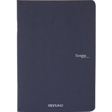 Fabriano Ecoqua Original Notebook 90GR A5 Dark Blue Blank 40 Sayfa