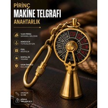 Wolawood Royal Navigator Pirinç Makine Telgrafı Anahtarlık & Denizcilik Temalı, Vintage Koleksiyon Serisi, Marin Tasarım Özel Hediye