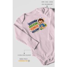 Morivo Kids Dedemin Mirasını Yemeye Geldim! Uzun Kollu Çıtçıtlı Bebek Body