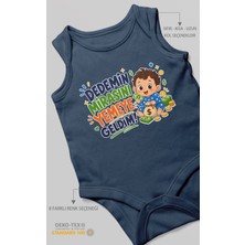 Morivo Kids Dedemin Mirasını Yemeye Geldim! Sıfır Kollu Bebek Zıbını %100 Pamuk