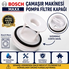 Öz Beyaz Eşya Bosch Maxx Filtre Kapağı Su Sızdırmaz Conta Dahil Yedek Parça