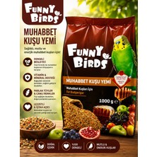 Funny Birds 1kg Muhabbet Kuşu Yemi