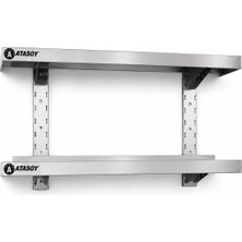 2 Katlı Duvar Rafı 115*30*30
