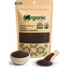 Organic Kiler Siyah Hardal Tohumu 100 gr Elenmiş & Katkısız Taze
