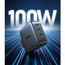 Ugreen Gan x 100W 4 Portlu Pd Usb-C Hızlı Şarj Cihazı