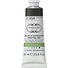Lefranc&Bourgeois : Charbonnel : Su Bazlı Baskı & Gravür Mürekkebi : 60 ml : Black Rsr