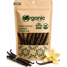Organic Kiler Doğal Çubuk Vanilya 4 Adet - Taze & Doğal Yeni Mahsül