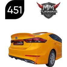 MM Tunning Hyundai Elantra 2016 Kasa Arka Difüzör