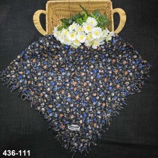 Firuze Eşarp Firuze Desenli Sökme Boncuklu Eşarp 436-111