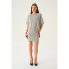 Rouge Basic Vatkalı Elbise