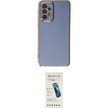 Marsilyan™- Galaxy A73 5g Kılıf Yankı Serisi - Şeffaf Pasifik Cam Ekran Koruyucu