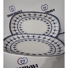Güral Porselen Oya 2 Adet 29 cm (Büyük) Salata,sunum,kayık Tabak