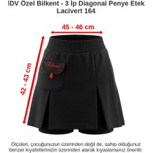 Idv Özel Bilkent - 3 Ip Diagonal Okul Etek Lacivert 164