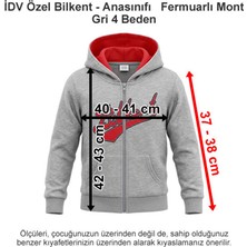 Polo Yaka Idv Özel Bilkent - Anasınıfı Eşofman Üst Gri 4 Beden
