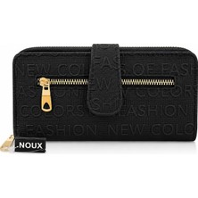 Noux Çok Bölmeli Kapaklı Kadın Cüzdanı