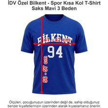Idv Özel Bilkent - Spor Kısa Kol T-Shirt Saks Mavi 3 Beden