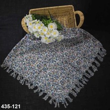 Firuze Eşarp Firuze Desenli Sökme Boncuklu Eşarp 435-121
