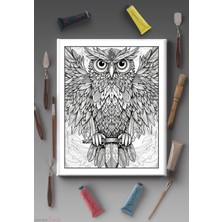 Kanvassepetinet 40X30CM Tüm Boyama Türlerine Uygun Boyanabilir Baskılı Tuval Çocuklar Için Boyanabilir Mandala Tablo