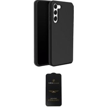 Marsilyan™- Galaxy S24 Plus Kılıf Kozmos Yansıma Özel Seri - Siyah 6d Antistatik Mat Seramik Hayalet Nano Ekran Koruyucu