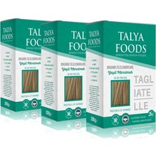 Talya Foods Filizlendirilmiş Yeşil Mercimek Tagliatelle 3X200G