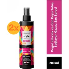 Urban Care Style Guide Natural Flex Gazsız Saç Sprey 200 ml - 2 Adet