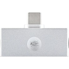 Meyer Gaming Kiwi Ears Allegro Mini Taşınabilir Kulaklık Amfisi ve Dac Ses Kartı Gümüş