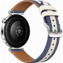 Alstrap Huawei Watch Gt6/gt5/gt4 (41MM) Gt5 Pro 42MM Uyumlu Çift Renk Pu Deri Kordon Kayış