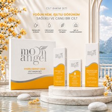 Moon Angel Hydra Boost Calm 3`lü Cilt Bakım Seti Kuru ve Hassas Ciltler Için Temizleyici Jel, Tonik ve Serum Yoğun Nemlendirici
