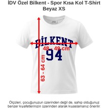 Idv Özel Bilkent - Spor Kısa Kol T-Shirt Beyaz Xs