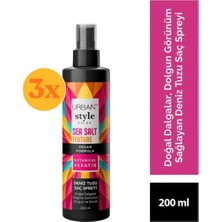 Urban Care Style Guide Deniz Tuzu Saç Spreyi 200 ml - 3 Adet