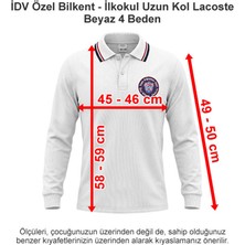 Idv Özel Bilkent - Ilkokul Uzun Kol Polo Yaka  Beyaz 4 Beden