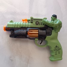 Ases Store 23 cm Pilli Sesli Işıklı Hulk Yeşil Dev Oyuncak Silah
