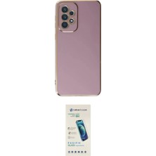 Marsilyan™- Galaxy A73 5g Kılıf Yankı Serisi - Şeffaf Pasifik Cam Ekran Koruyucu