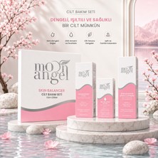 Moon Angel Skin Balancer 3`lü Cilt Bakım Seti Tüm Cilt Tipleri Için Temizleyici Jel, Tonik ve Serum Seti