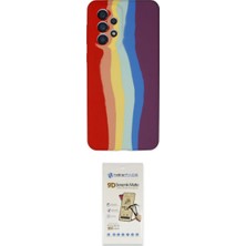 Marsilyan™- Galaxy A73 5g Kılıf Yadigar Çizgi - Siyah Mat Seramik Nano Ekran Koruyucu