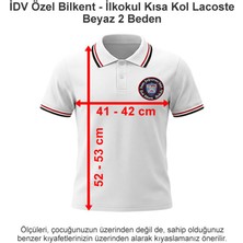 Idv Özel Bilkent - Ilkokul Kısa Kol Polo Yaka  Beyaz 2 Beden
