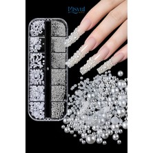 Misyul Tırnak Süsleme Inci Mix Charm Seti, Nail Art Tırnak Süslemesi