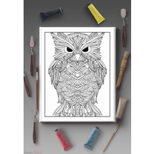 Kanvassepetinet 40X30CM Tüm Boyama Türlerine Uygun Boyanabilir Baskılı Tuval Çocuklar Için Boyanabilir Mandala Tablo