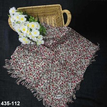 Firuze Eşarp Firuze Desenli Sökme Boncuklu Eşarp 435-112