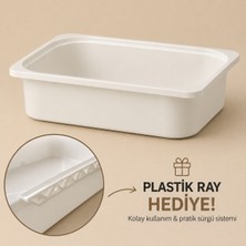 Kuzey Kombi Plastik Trofast Çok Amaçlı Saklama ve Depolama Kutusu 29,7 x 40,5 x 10 cm – Oyuncak, Sebze Meyve Düzenleme Organizeri