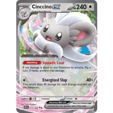 Pokemon TCG Cinccino Ex #73 Pokemon Chaos Rising Orijinal Kartı