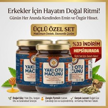3 x 420 gr Yakı Otu Macunu Erkekler Için Yaşam Konforuna Destek Bitkisel Macun Lokman Hekim