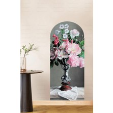 Kanvassepetinet Kendiliğinden Yapışkanlı Kalın Kanvas Dokulu Dekoratif Bohem Art Soyut Duvar Kağıdı Duvar Stickerı