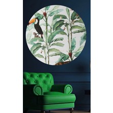 Kanvassepetinet Kendiliğinden Yapışkanlı Kalın Kanvas Dokulu Dekoratif Bohem Art Soyut Duvar Kağıdı Duvar Stickerı