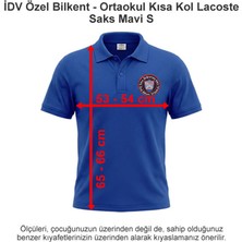 Idv Özel Bilkent - Ortaokul Kısa Kol Polo Yaka  Saks Mavi S